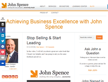 Tablet Screenshot of blog.johnspence.com