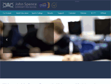Tablet Screenshot of johnspence.org.uk
